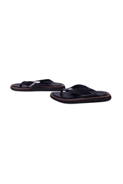 Rag & Bone - Black Leather Upper Thong Sandals Sz 8.5