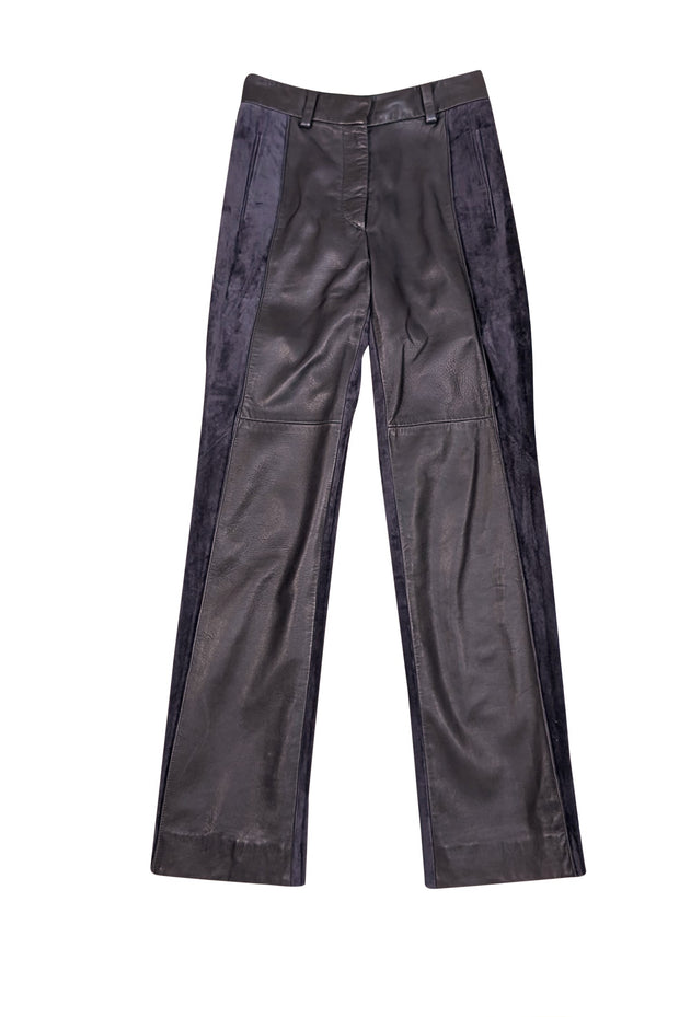 Marc Jacobs - Mocha Leather & Suede Pants Sz 4