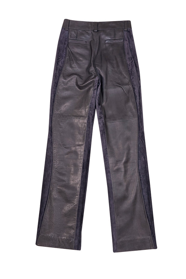 Marc Jacobs - Mocha Leather & Suede Pants Sz 4