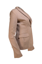 Miu Miu - Camel Wool Blazer Sz 2 - Current Boutique