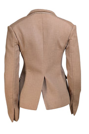 Miu Miu - Camel Wool Blazer Sz 2 - Current Boutique