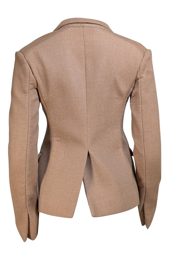 Miu Miu - Camel Wool Blazer Sz 2 - Current Boutique