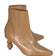 Cult Gaia - Beige Leather Sphere Heel Short Boots Sz 10