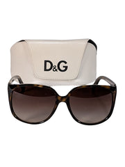 Dolce & Gabbana - Brown Tortoise Oversized Sunglasses - Current Boutique