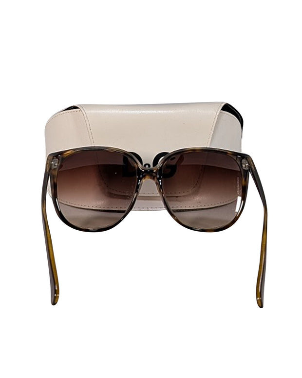 Dolce & Gabbana - Brown Tortoise Oversized Sunglasses - Current Boutique