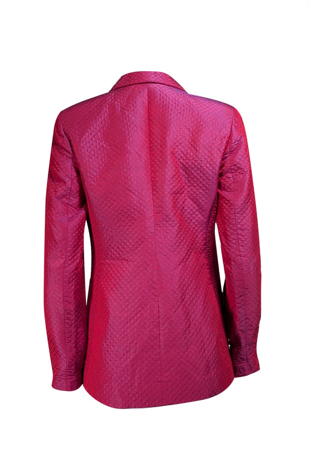 Burberry - Magenta & Purple Quilted Blazer Sz 6P