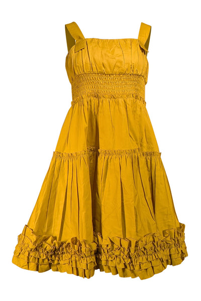 Jason Wu - Mustard Yellow Sleeveless Dress Sz 2