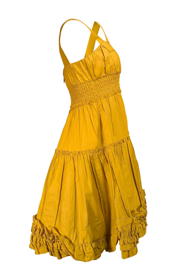 Jason Wu - Mustard Yellow Sleeveless Dress Sz 2