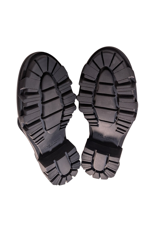 Rag & Bone - Black Suede Loafers Sz 6 - Current Boutique