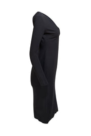 Alexander Wang - Black V-Neckline Dress Sz 2 - Current Boutique