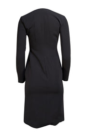 Alexander Wang - Black V-Neckline Dress Sz 2 - Current Boutique