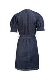 Cinq a Sept - Dark Blue Denim Short Sleeve Dress Sz 4