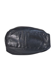 Bally - Black Leather Bucket Bag w/ Gold B Detail - Current Boutique
