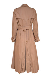 Burberry - Beige Long Trench Coat Sz M - Current Boutique