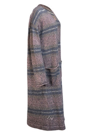 Zadig & Voltaire - Black, Pink, & White Blend "Marina" Cashmere Cardigan Sz M/L - Current Boutique
