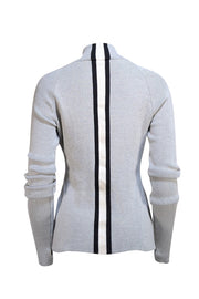 Cordova - Light Grey "Soelden Ski" Ribbed Sweater Sz L - Current Boutique