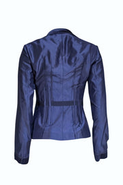 Prada - Navy and Black Fitted Blazer Sz M - Current Boutique