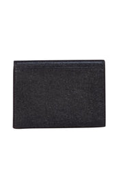 Yves Saint Laurent - Black Leather Card Holder Wallet