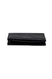 Yves Saint Laurent - Black Leather Card Holder Wallet