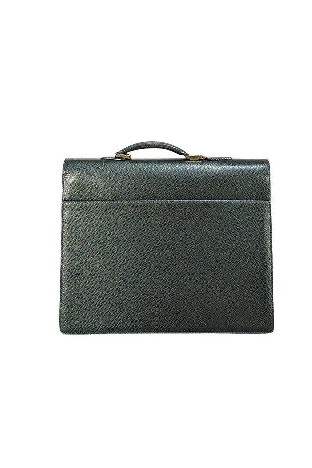 Louis Vuitton - Green Leather Briefcase