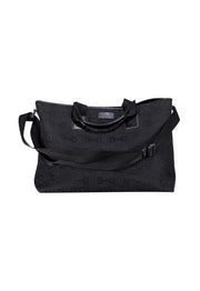 Gucci - Black Horsebit Jacquard Canvas Tote Bag