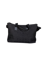 Gucci - Black Horsebit Jacquard Canvas Tote Bag