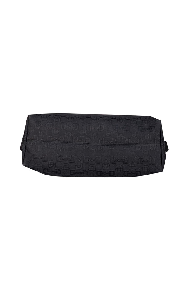 Gucci - Black Horsebit Jacquard Canvas Tote Bag