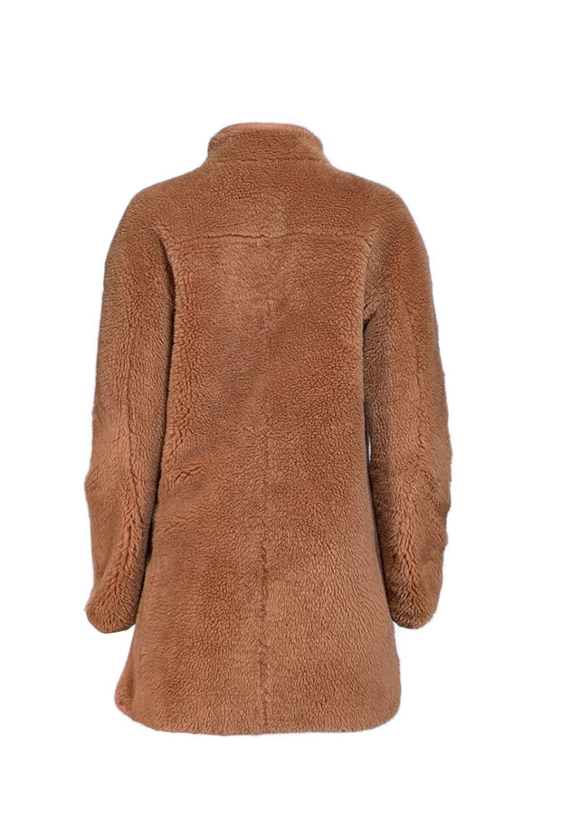 J.Crew - Brown Teddy Coat Sz XS - Current Boutique