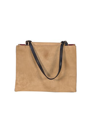 Kate Spade - Tan Pony Hair & Black Leather Tote Bag - Current Boutique