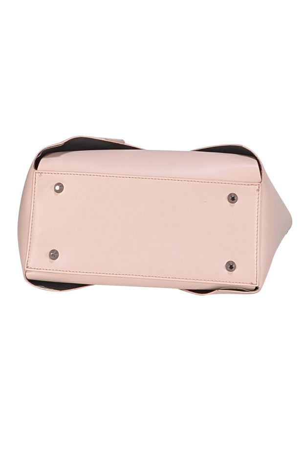 Persaman - Light Pink Leather Satchel Bag - Current Boutique