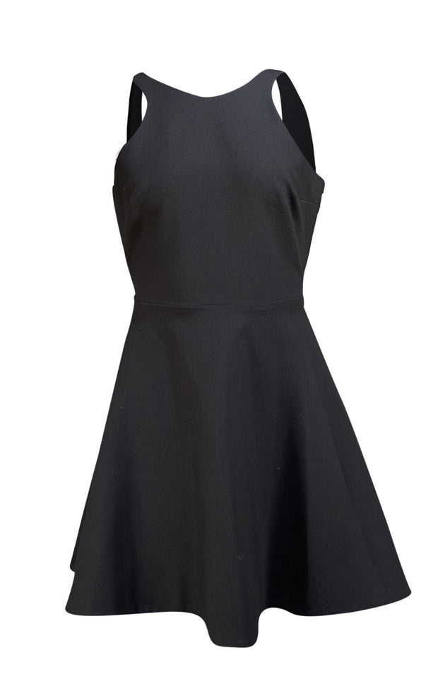 Elizabeth & James - Black Tie Back Mini "Britt" Dress Sz 4 - Current Boutique