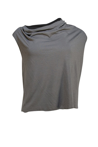 Rick Owens - Grey Cowl Neck Tank Top Sz S