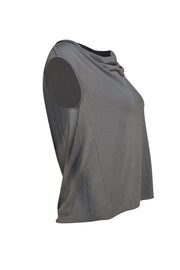 Rick Owens - Grey Cowl Neck Tank Top Sz S