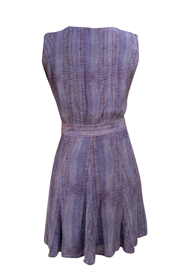 See by Chloe - Purple & Blue Snakeskin Print Mini Dress Sz 6u - Current Boutique