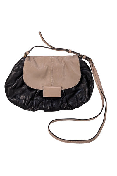 Marc by Marc Jacobs - Black & Taupe Leather Crossbody Bag - Current Boutique
