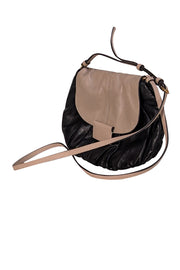 Marc by Marc Jacobs - Black & Taupe Leather Crossbody Bag - Current Boutique