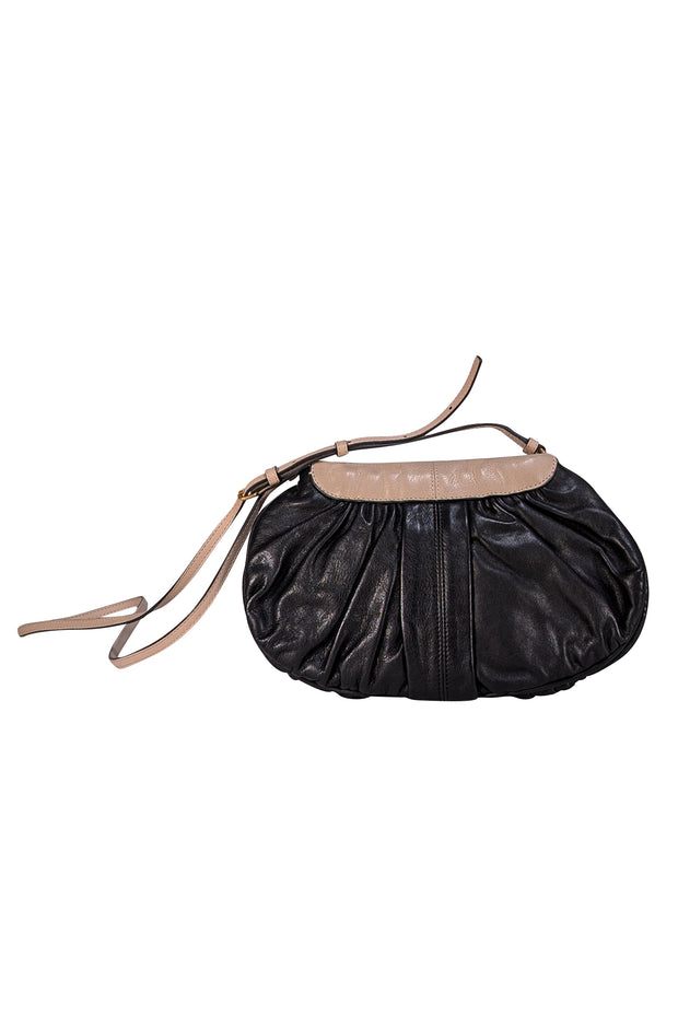 Marc by Marc Jacobs - Black & Taupe Leather Crossbody Bag - Current Boutique