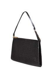 Louis Vuitton - Black Epi Leather Pochette Bag - Current Boutique