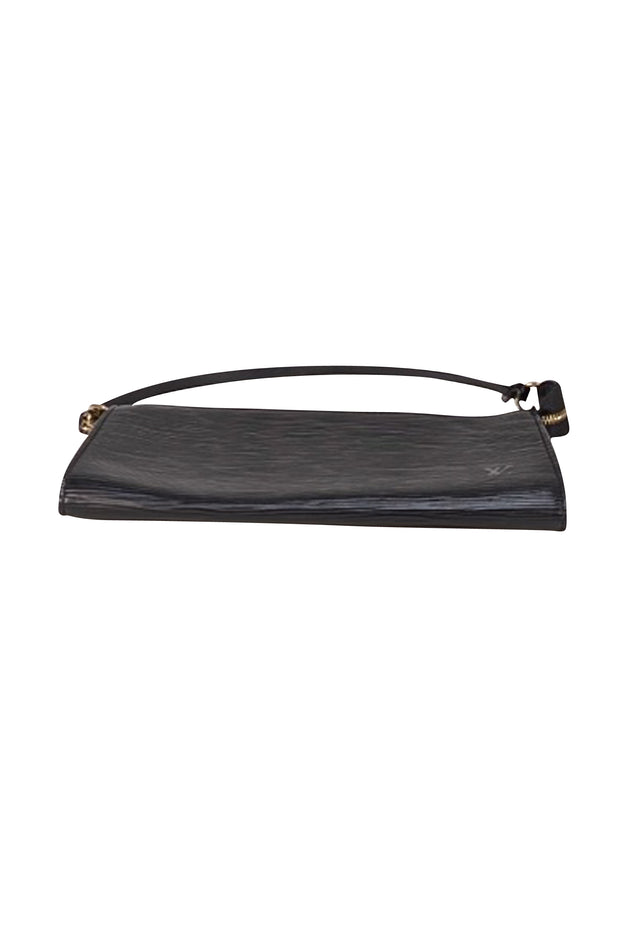 Louis Vuitton - Black Epi Leather Pochette Bag - Current Boutique
