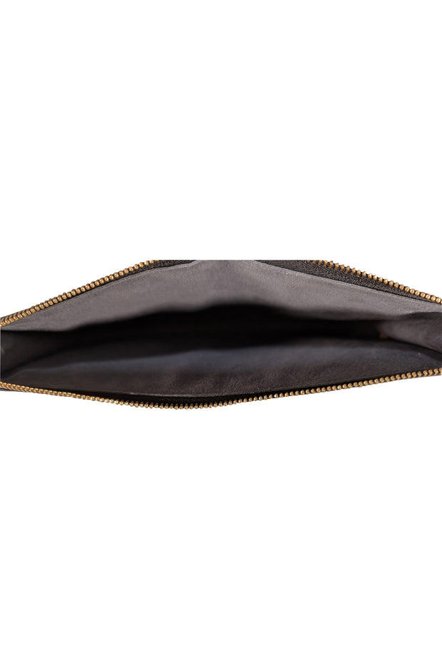 Louis Vuitton - Black Epi Leather Pochette Bag - Current Boutique