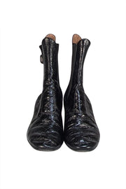Laurence Dacade - Black Calf Leather Ankle Heel Boot Sz 6.5 - Current Boutique