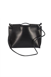 Kozha Numbers - Black Leather "The Siesta" Shoulder Bag - Current Boutique