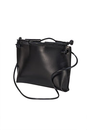 Kozha Numbers - Black Leather "The Siesta" Shoulder Bag - Current Boutique