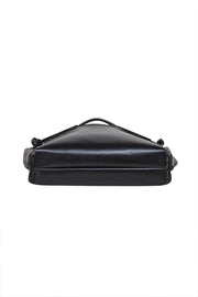 Kozha Numbers - Black Leather "The Siesta" Shoulder Bag - Current Boutique