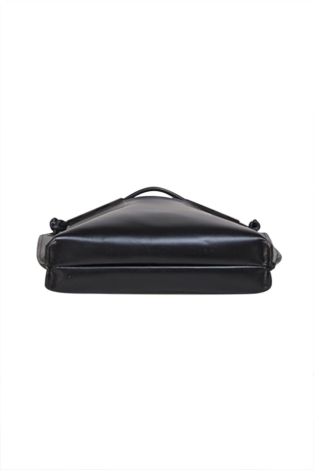 Kozha Numbers - Black Leather "The Siesta" Shoulder Bag - Current Boutique