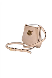 Marc Jacobs - Beige Pebbled Leather Crossbody Bag
