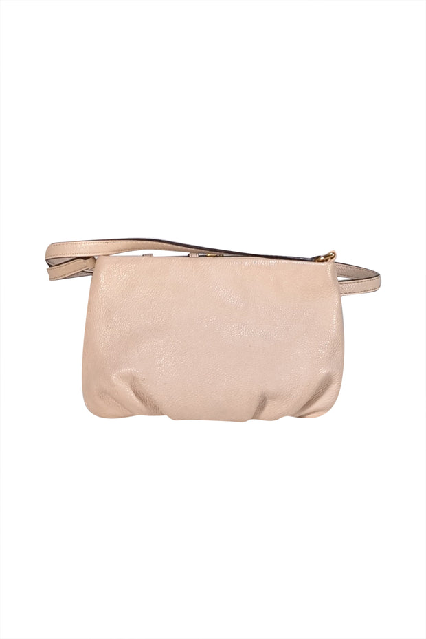 Marc Jacobs - Beige Pebbled Leather Crossbody Bag