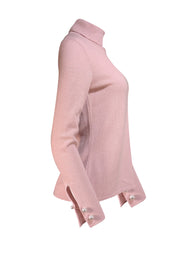 Paolo Petrone - Pink Wool & Cashmere Blend Turtleneck Sweater Sz M - Current Boutique