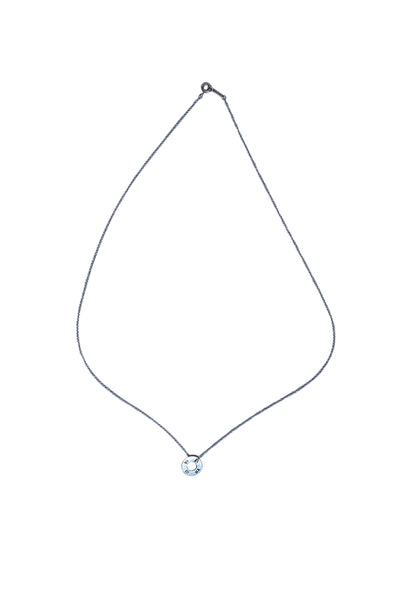 Tiffany & Co. Sterling Silver Roman Numeral Pendant Necklace - Current Boutique