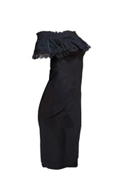 Diesel - Black Off The Shoulder Fitted Dress Sz S - Current Boutique